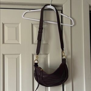 HOBO Purple Crossbody Bag with Slouchy Silhouette